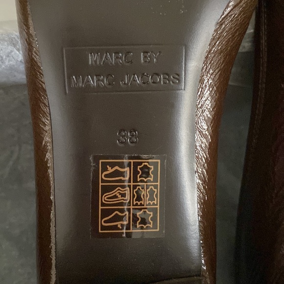 Genuine Marc Jacobs Vernice Army leather flats - Picture 8 of 9